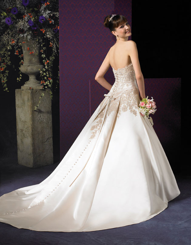 Orifashion Handmadestrapless wedding dress / gown 074 - Click Image to Close