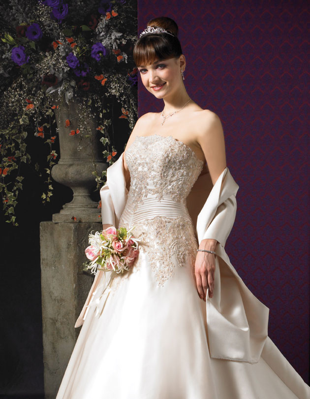 Orifashion Handmadestrapless wedding dress / gown 074 - Click Image to Close