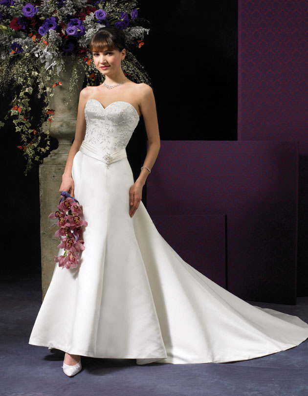 Orifashion Handmadestrapless wedding dress / gown 077 - Click Image to Close