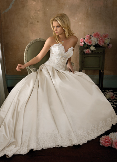 Orifashion Handmadestrapless wedding dress / gown 082 - Click Image to Close