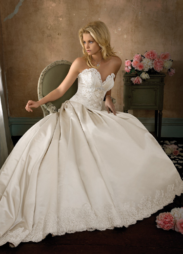 Orifashion Handmadestrapless wedding dress / gown 082