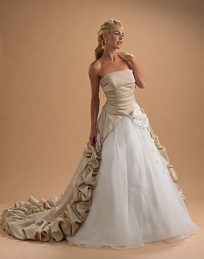Orifashion Handmadestrapless wedding dress / gown 083 - Click Image to Close