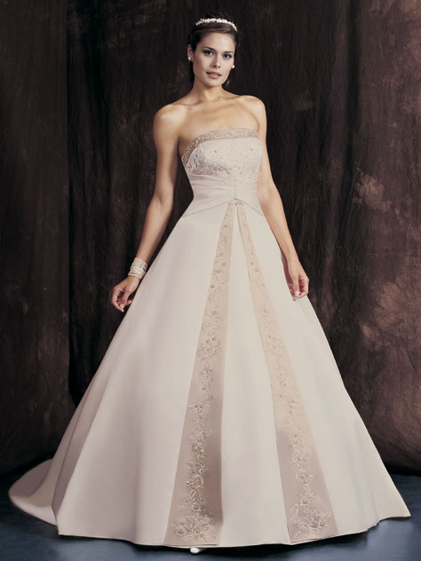 Orifashion Handmadestrapless wedding dress / gown 087