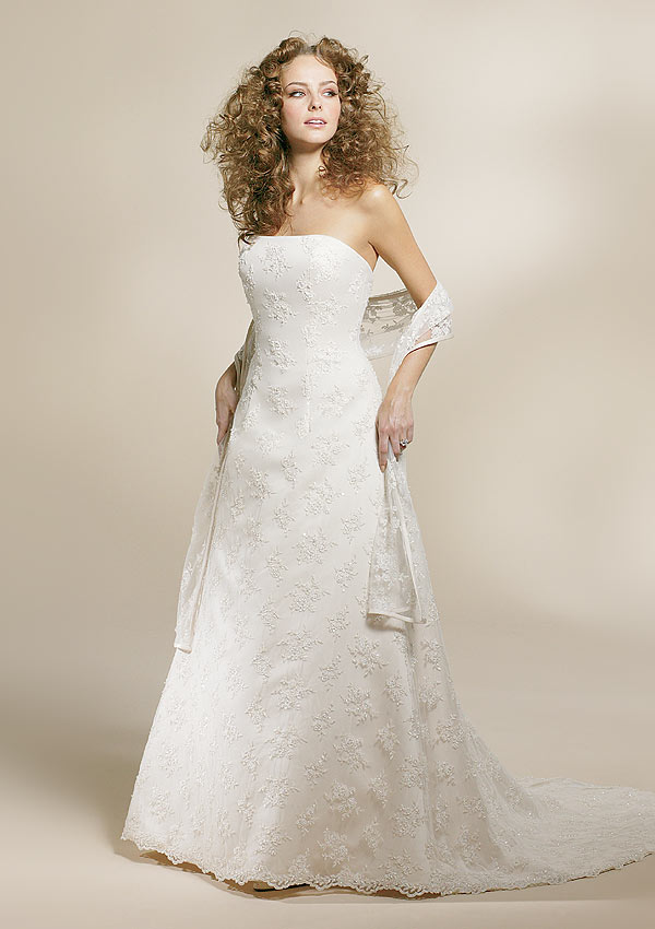 Orifashion Handmadestrapless wedding dress / gown 091 - Click Image to Close