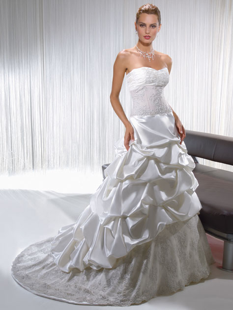 Orifashion Handmadestrapless wedding dress / gown 093 - Click Image to Close
