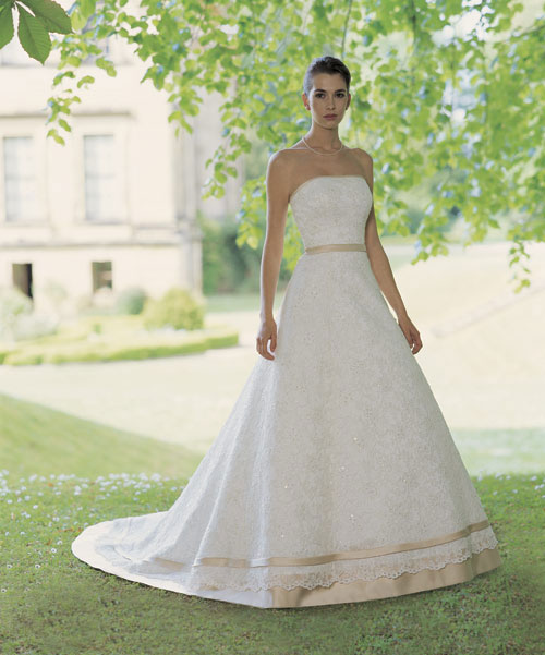 Orifashion Handmadestrapless wedding dress / gown 096 - Click Image to Close