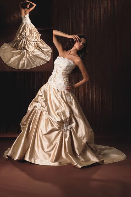 Orifashion Handmadestrapless wedding dress / gown 102 - Click Image to Close