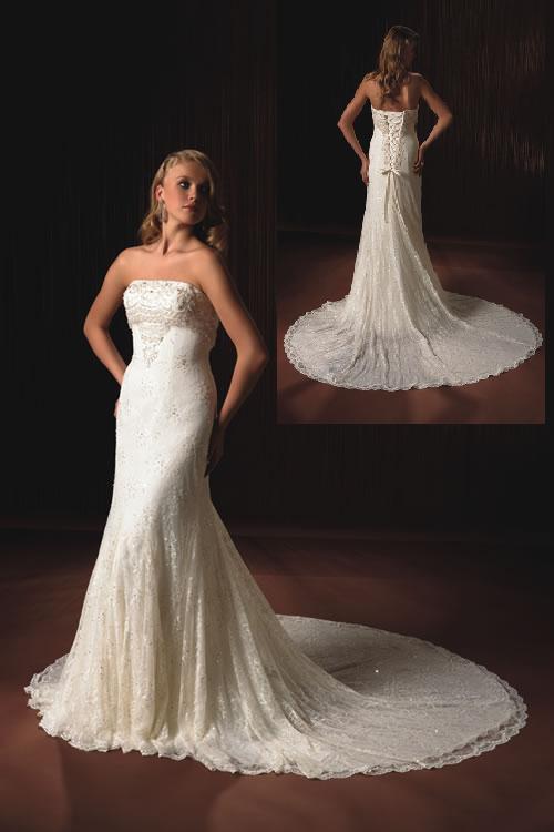Orifashion Handmadestrapless wedding dress / gown 107 - Click Image to Close