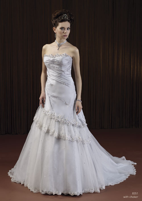 Orifashion Handmadestrapless wedding dress / gown 108 - Click Image to Close