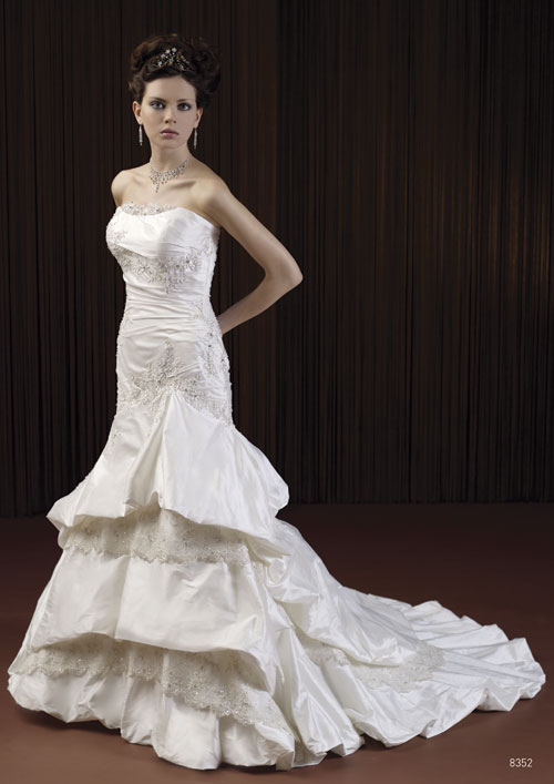 Orifashion Handmadestrapless wedding dress / gown 109 - Click Image to Close