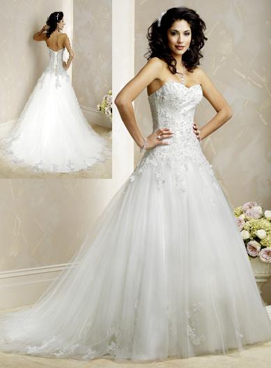 Orifashion Handmadestrapless wedding dress / gown 113 - Click Image to Close