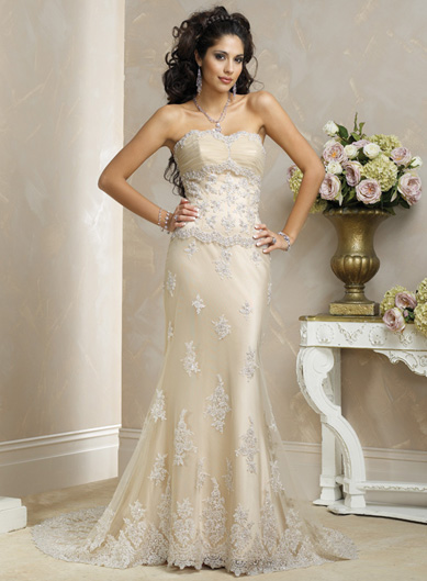 Orifashion Handmadestrapless wedding dress / gown 116 - Click Image to Close