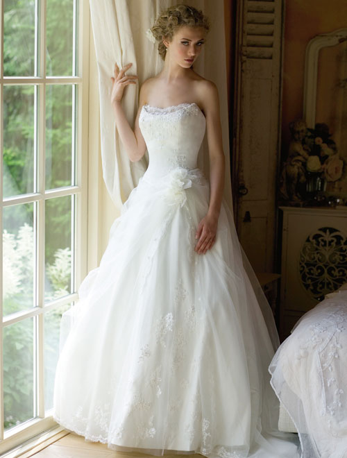 Orifashion Handmadestrapless wedding dress / gown 118 - Click Image to Close