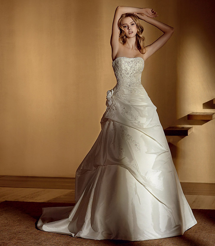 Orifashion Handmadestrapless wedding dress / gown 121 - Click Image to Close