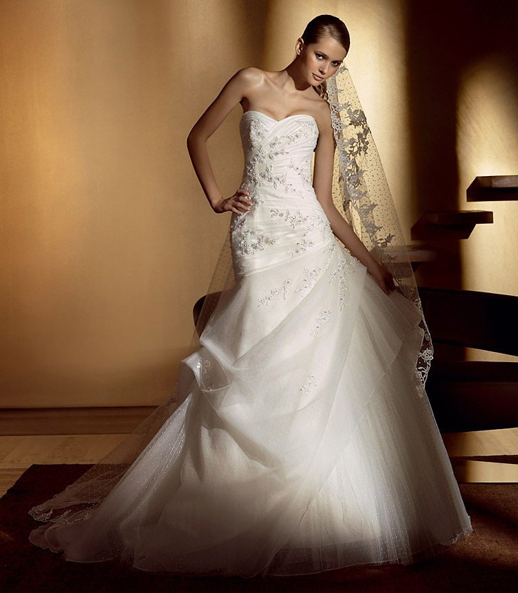 Orifashion Handmadestrapless wedding dress / gown 122 - Click Image to Close