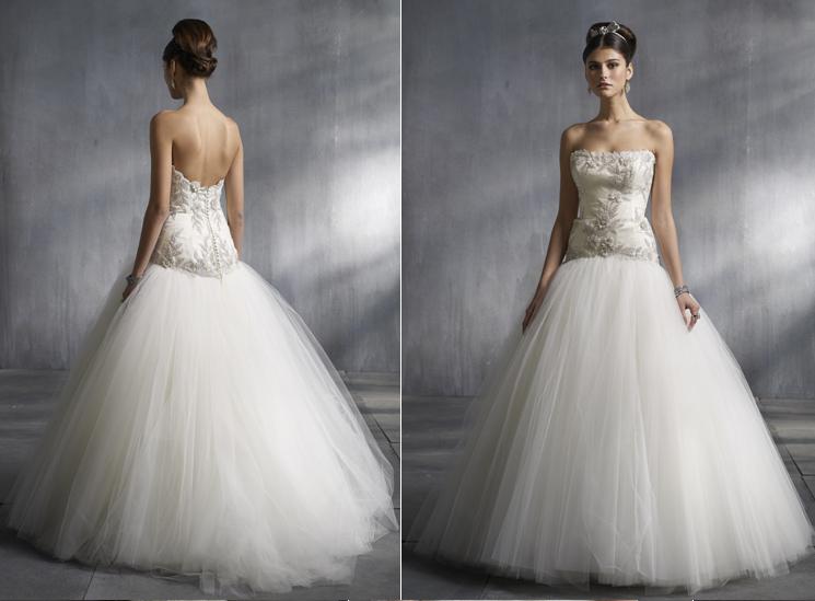 Orifashion Handmadestrapless wedding dress / gown 126 - Click Image to Close