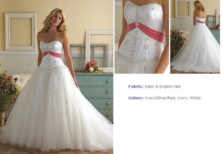 Orifashion Handmadestrapless wedding dress / gown 127 - Click Image to Close