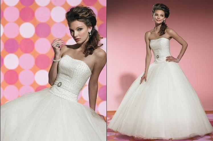 Orifashion Handmadestrapless wedding dress / gown 129