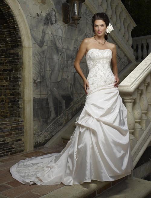Orifashion Handmadestrapless wedding dress / gown 137 - Click Image to Close