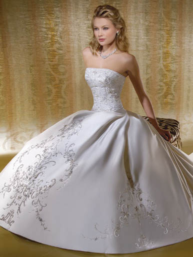 Orifashion Handmadestrapless wedding dress / gown 145 - Click Image to Close