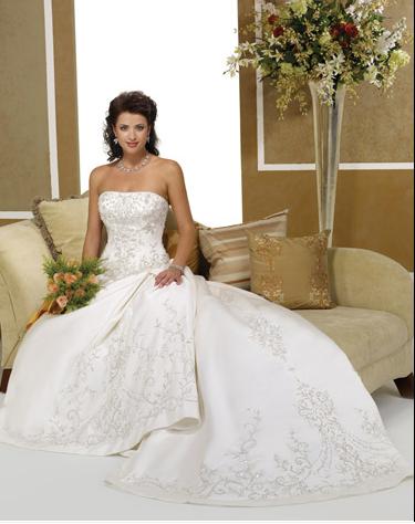 Orifashion Handmadestrapless wedding dress / gown 149 - Click Image to Close