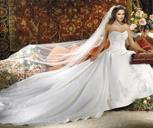 Orifashion Handmadestrapless wedding dress / gown 150 - Click Image to Close