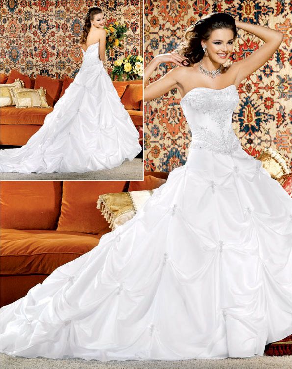 Orifashion Handmadestrapless wedding dress / gown 152 - Click Image to Close