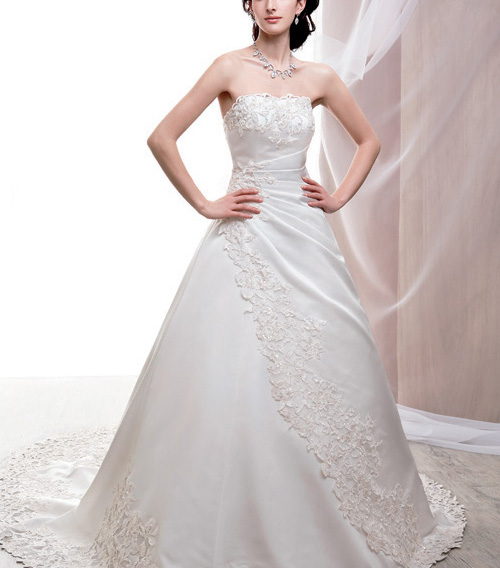 Orifashion Handmadestrapless wedding dress / gown 154 - Click Image to Close