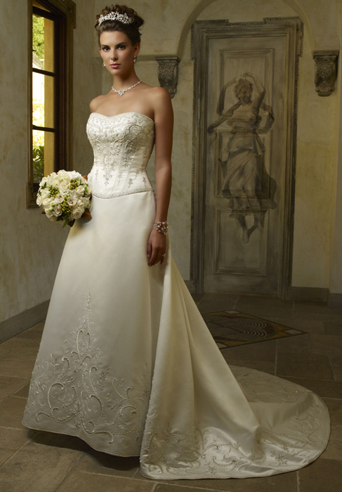 Orifashion Handmadestrapless wedding dress / gown 159 - Click Image to Close