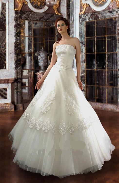 Orifashion Handmadestrapless wedding dress / gown 161