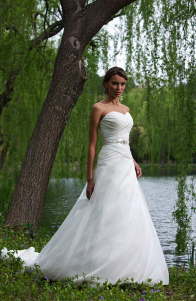 Orifashion Handmadestrapless wedding dress / gown 162 - Click Image to Close