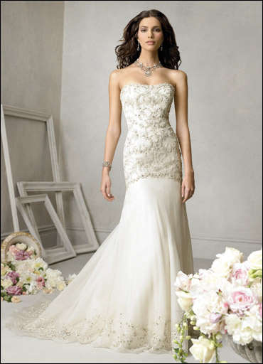 Orifashion Handmadestrapless wedding dress / gown 164 - Click Image to Close