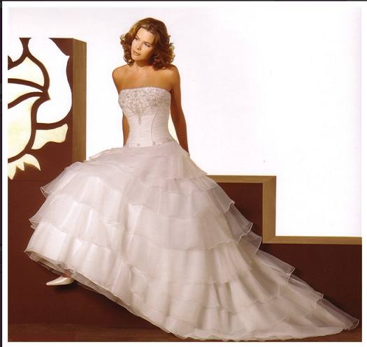 Orifashion Handmadestrapless wedding dress / gown 172 - Click Image to Close
