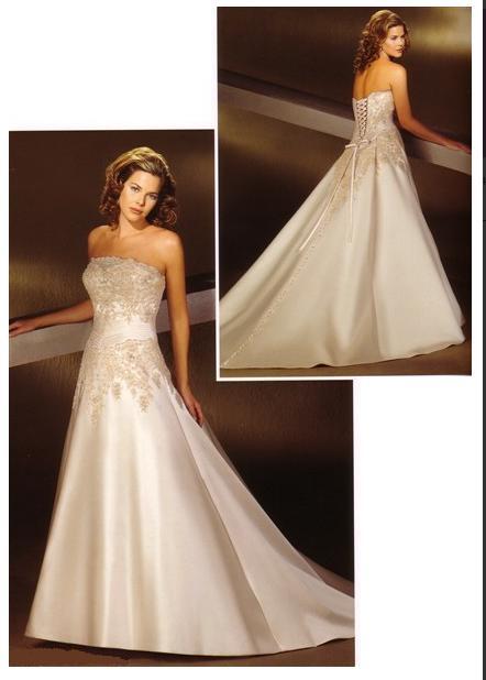 Orifashion Handmadestrapless wedding dress / gown 173 - Click Image to Close