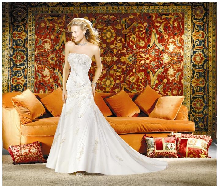 Orifashion Handmadestrapless wedding dress / gown 175 - Click Image to Close