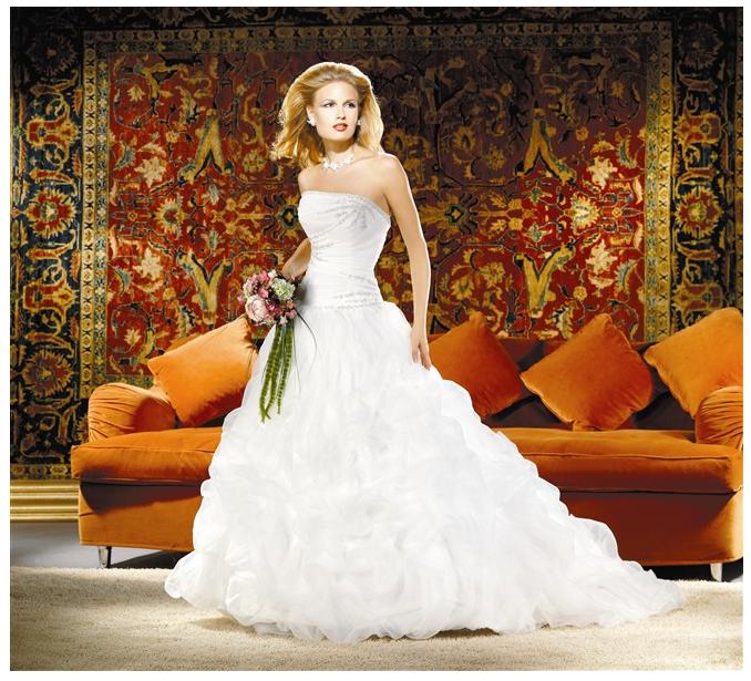 Orifashion Handmadestrapless wedding dress / gown 176 - Click Image to Close