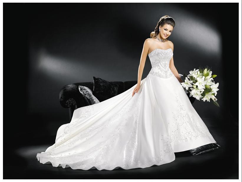 Orifashion Handmadestrapless wedding dress / gown 177 - Click Image to Close