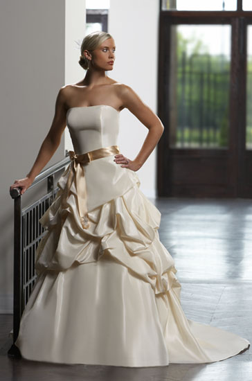 Orifashion Handmadestrapless wedding dress / gown 181 - Click Image to Close