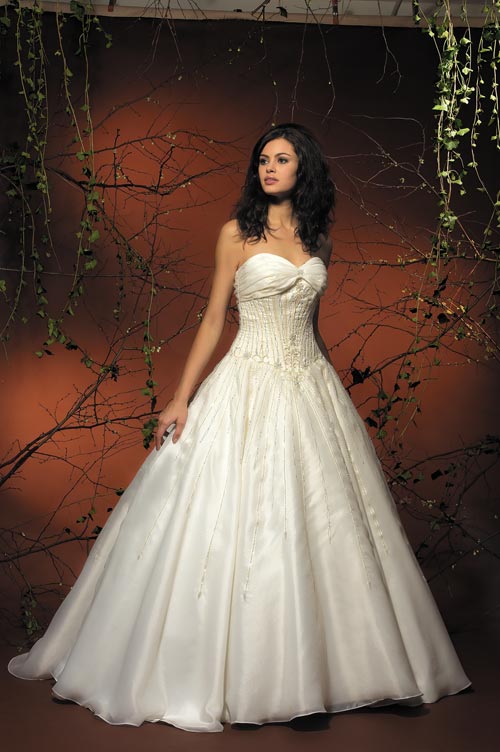 Orifashion Handmadestrapless wedding dress / gown 185 - Click Image to Close