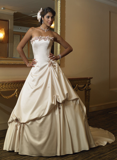 Orifashion Handmadestrapless wedding dress / gown 188 - Click Image to Close