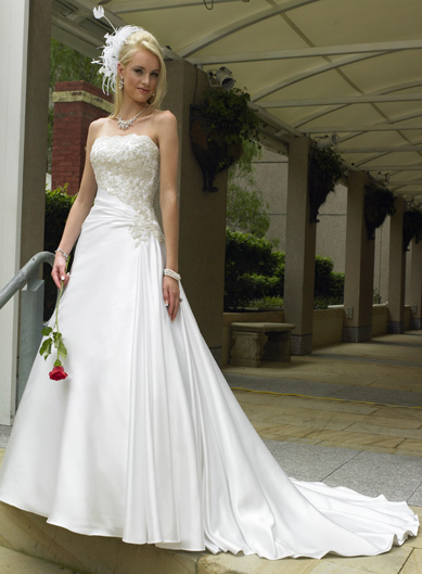 Orifashion Handmadestrapless wedding dress / gown 189 - Click Image to Close