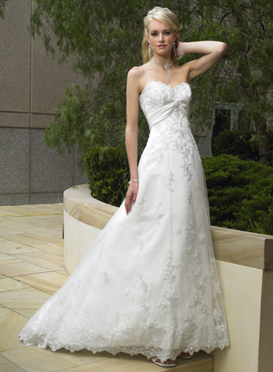 Orifashion Handmadestrapless wedding dress / gown 191 - Click Image to Close