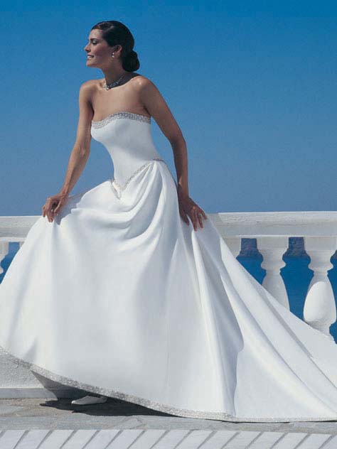 Orifashion Handmadestrapless wedding dress / gown 193 - Click Image to Close