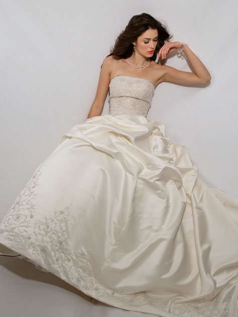 Orifashion Handmadestrapless wedding dress / gown 194 - Click Image to Close