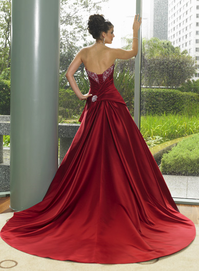 Orifashion Handmadestrapless wedding dress / gown 195 - Click Image to Close