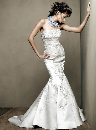 Orifashion Handmadestrapless wedding dress / gown 196