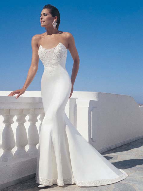 Orifashion Handmadestrapless wedding dress / gown 198 - Click Image to Close