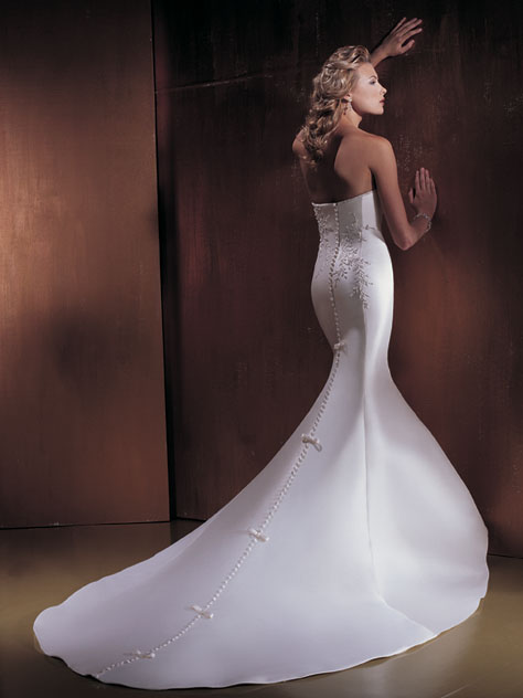 Orifashion Handmadestrapless wedding dress / gown 199 - Click Image to Close