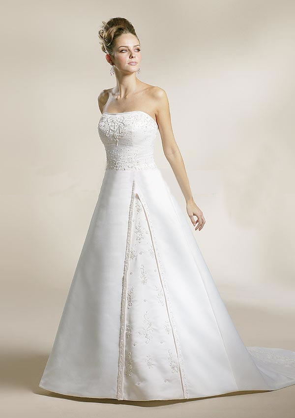Orifashion Handmadestrapless wedding dress / gown 201 - Click Image to Close