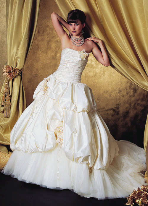 Orifashion Handmadestrapless wedding dress / gown 204 - Click Image to Close